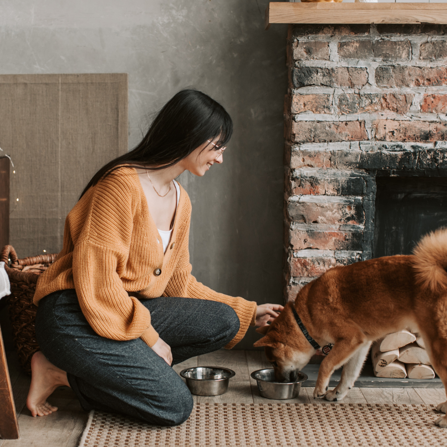 Person enjoying their home